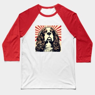 Spaniel Pop Art Baseball T-Shirt